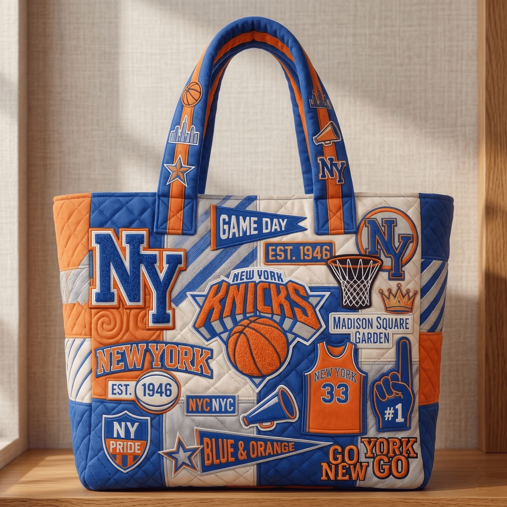 NYK QUILTED TOTE BAG HTTT