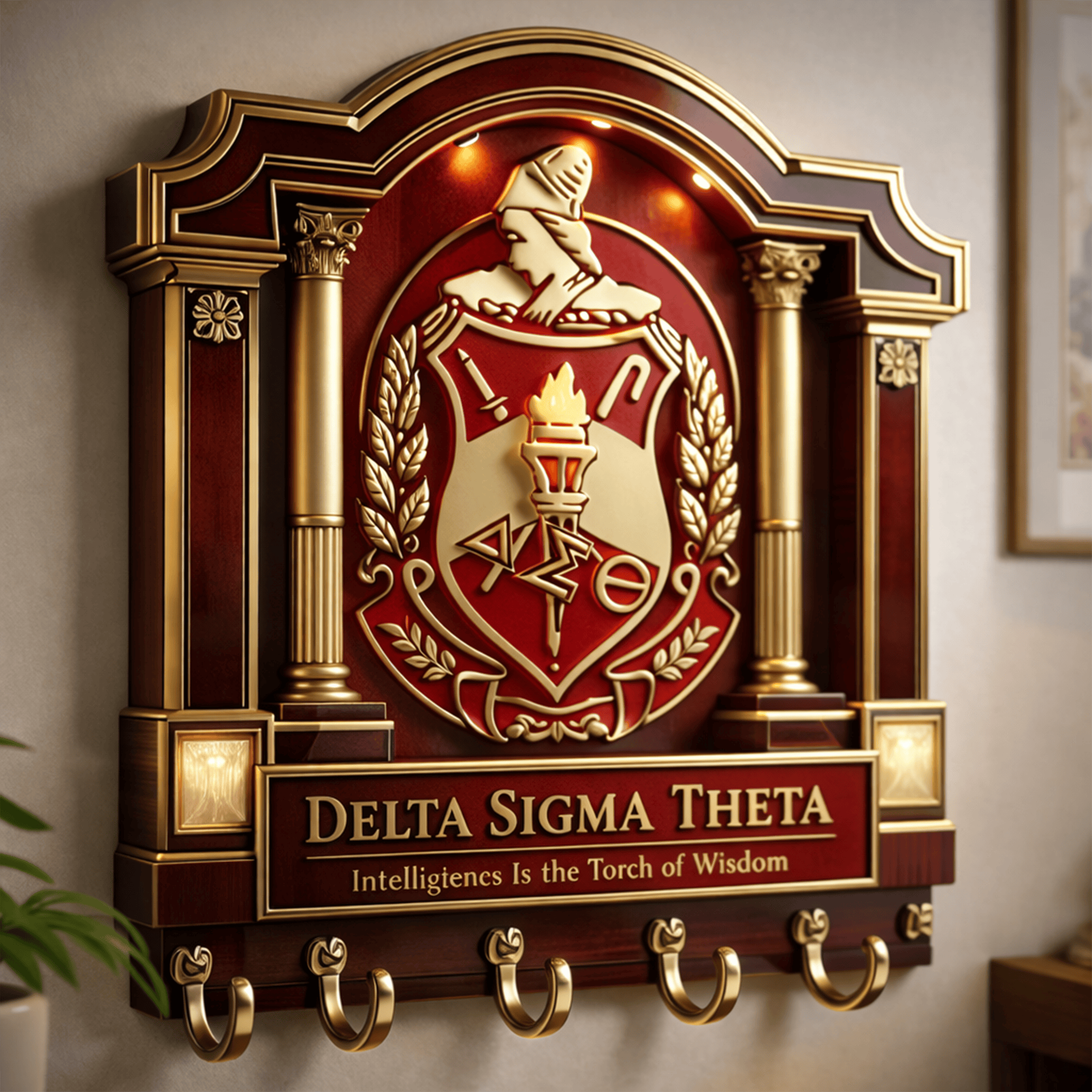 DST WALL-MOUNTED KEY HOLDER LNTH