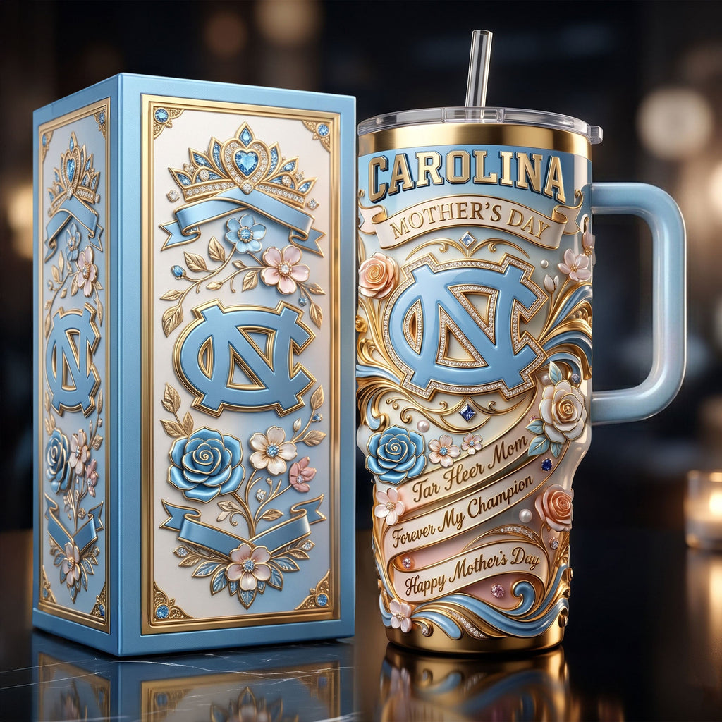 UNC 40oz Tumbler With Handle HTTT